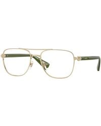 Burberry - Be1396 1109 Optical Frames Metal Pilot Normal - Lyst