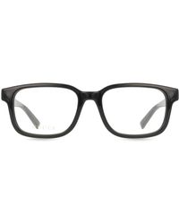 Gucci - Gg2107Ol 001 Optical Frames Injected Transparent Squared - Lyst