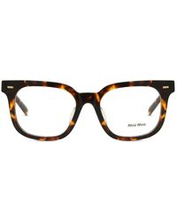 Miu Miu - Mu06Xvf Asian Fit Vau1O1 - Lyst