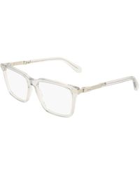 Ferragamo - Sf3065 050 Optical Frames Acetate Squared Normal - Lyst