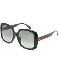 Gucci - 56mm Rectangular Sunglasses - Lyst