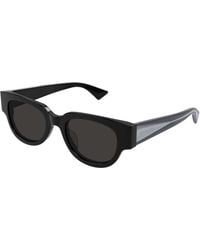 Bottega Veneta - Bv1278Sa 001 Sunglasses Acetate Cat Eye - Lyst