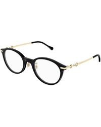 Gucci - Gg1904Oj 001 Optical Frames Acetate Transparent Round - Lyst