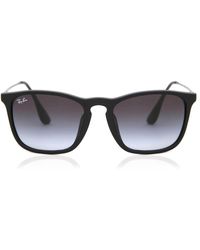 Ray-Ban - Rb4187f Chris Asian Fit 622/8g Black - Lyst