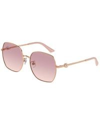 Jimmy Choo - Jc4008Hd 300868 Sunglasses Metal Squared Normal Shaded - Lyst