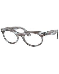 Ray-Ban - Ray-Ban Rx2242Vf Wayfarer Oval Asian Fit 8361 - Lyst