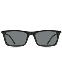 Saint Laurent - Sl 890 Betty Thin 001 Sunglasses Acetate Squared - Lyst