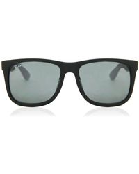 Ray-Ban - Rb4165f Justin Asian Fit 622/6g Black - Lyst