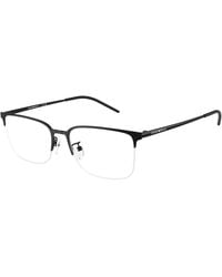 Emporio Armani - Ea1179D 3001 Optical Frames Metal Geometric Normal - Lyst