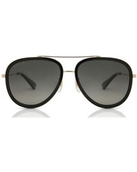 Gucci - Web Block Pilot Sunglasses - Lyst