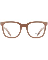 Prada - Pr B11V 28D1O1 Optical Frames Acetate Pillow Normal - Lyst