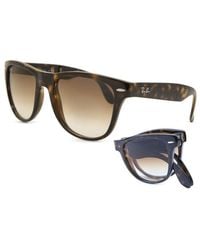 Ray-Ban - Ray-Ban Rb4105 Wayfarer Folding 710/51 - Lyst