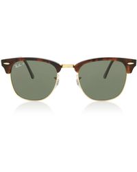 Ray-Ban - Ray-Ban Rb3016/S Clubmaster Polarized 990/58 - Lyst