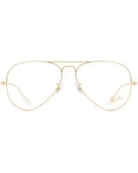 Ray-Ban - Ray-Ban Rx6489 Aviator 3086 - Lyst