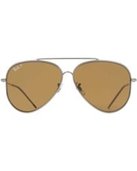 Ray-Ban - Ray-Ban Rbr0101S Aviator Reverse Polarized 004/83 - Lyst