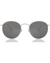 Ray-Ban - Rb3447 Round Metal 9198b1 Sunglasses - Lyst
