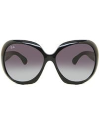 Ray-Ban - Rb4098 Jackie Ohh Ii Oversized Sunglasses, Black/grey Gradient, 60 Mm - Lyst