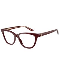 Giorgio Armani - Ar7263 5957 Optical Frames Acetate Transparent Cat Eye Normal - Lyst