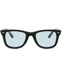 Ray-Ban - Wayfarer Clear Evolve Sunglasses Shiny Black Frame Grey Lenses 50-22 - Lyst