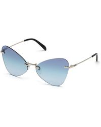blue Sunglasses Emilio Pucci EP 16 EP0016 90V shiny blue