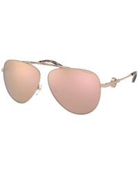 Michael Kors - Mk1066b Salina 11084z Women's Sunglasses Rose-gold - Lyst
