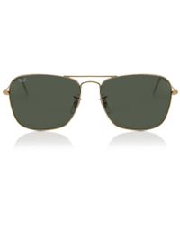 Ray-Ban - Rb3136 Caravan 001 Gold - Lyst