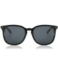 Gucci - Grey Square Unisex Sunglasses  001 53 - Lyst