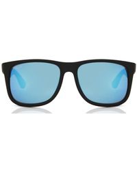 Ray-Ban - Rb4165f Justin Asian Fit 622/55 Black - Lyst