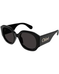 Chloé - Ch0234S 001 Sunglasses Acetate Round - Lyst