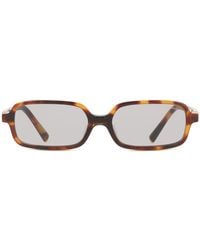 Miu Miu - Mu 11Zs 21C40O Sunglasses Acetate Squared Normal - Lyst