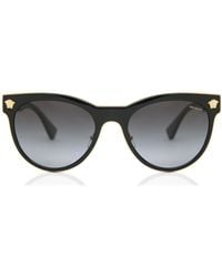 Versace - Ve2198 Phantos-frame Metal Polarised Sunglasses - Lyst