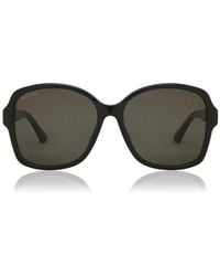 Gucci - 57mm Rectangular Sunglasses - Lyst