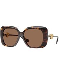 Versace - Ve4499U 108/73 Sunglasses Injected Squared Normal - Lyst
