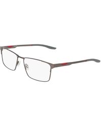 Nike - 8143 070 Optical Frames Metal Squared Normal - Lyst