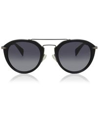 Rag & Bone - Women's 49mm Round Sunglasses - Black - Lyst