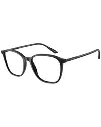 Giorgio Armani - Ar7236 5026 Optical Frames Acetate Transparent Squared Normal - Lyst