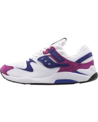 saucony grid 9000 marroni