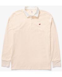 New Balance - Made In Usa Long Sleeve Polo - Lyst