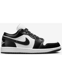 Nike - Air Jordan 1 Low Chunky Sole Leather Low-top Trainers - Lyst