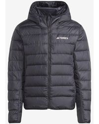 adidas - Multi Light Down Hooded Jacket - Lyst