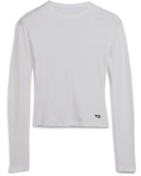 adidas - Fitted Long Sleeve Tee - Lyst
