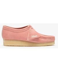 Clarks - S Wallabee Suede Shoes - Lyst
