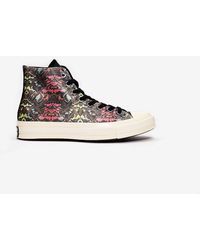 Converse Canvas Script Print Unt1tl3d in White - Lyst