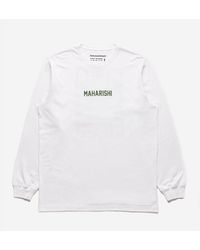 Maharishi - Woodblock Dragon Long Sleeve T-shirt - Lyst