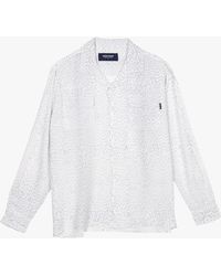 Noon Goons Leopard Rayon Shirt - White