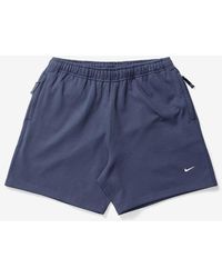 Nike - Solo Swoosh Brushed-back Fleece Shorts - Lyst