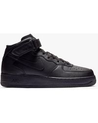 Nike Air Force 1 Black for Men - Up to 50% off | Lyst