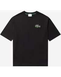 Lacoste - Unisex Loose Fit Large Crocodile T-shirt - Lyst