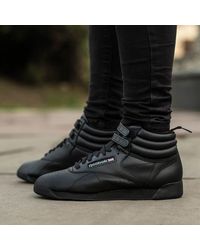 reebok freestyle hi negro