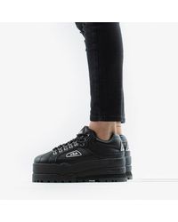 fila white trailblazer wedge trainers